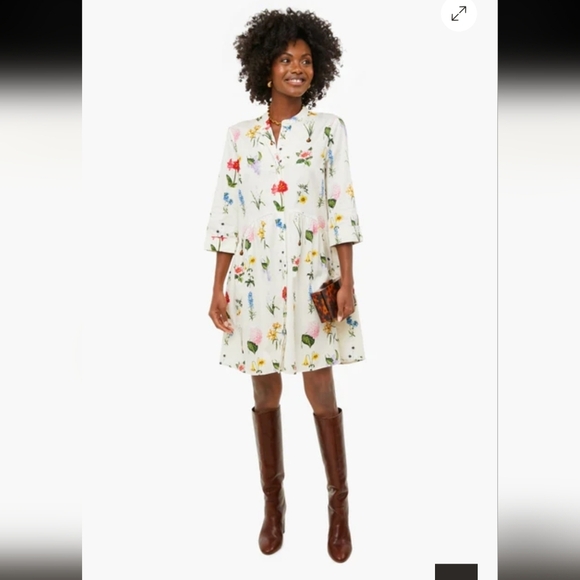 Tuckernuck Dresses & Skirts - Tuckernuck Fresh Buds Royal Shirt Dress